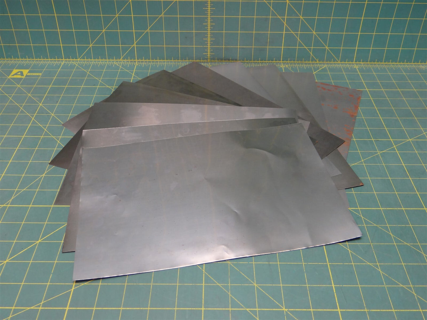 Artus Stainless Steel Shim Stock PN: 9301K5 8 x 12" 10 Sheets Assorted Thickness