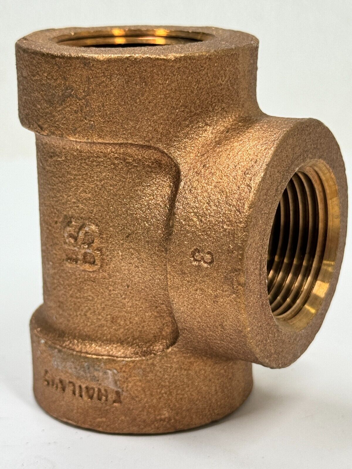 TEE Bronze 1" Class 250 Female NPT Thread Ends