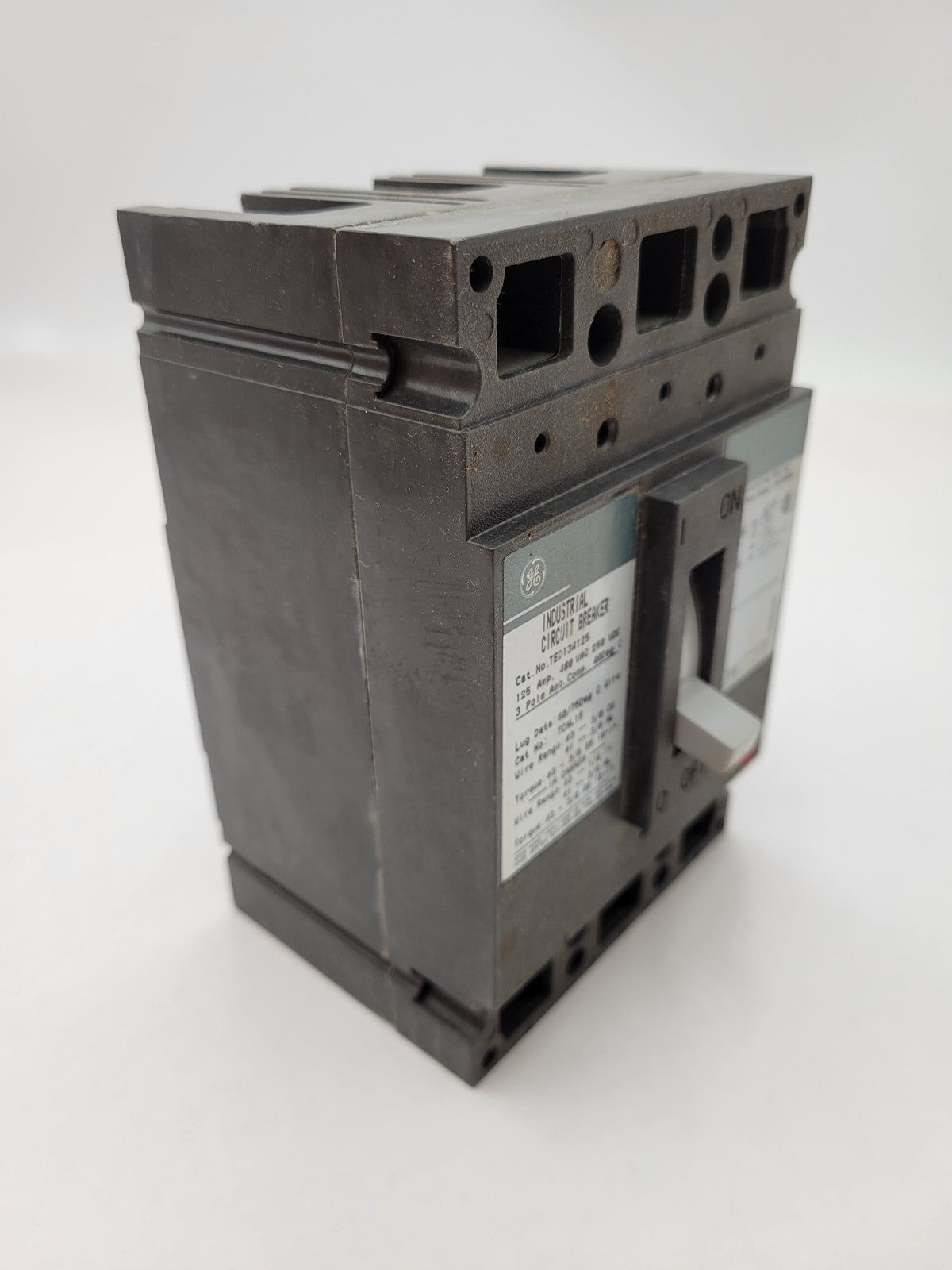 General Electric TED134125 Circuit Breaker 125A 3P 480VAC Type TED