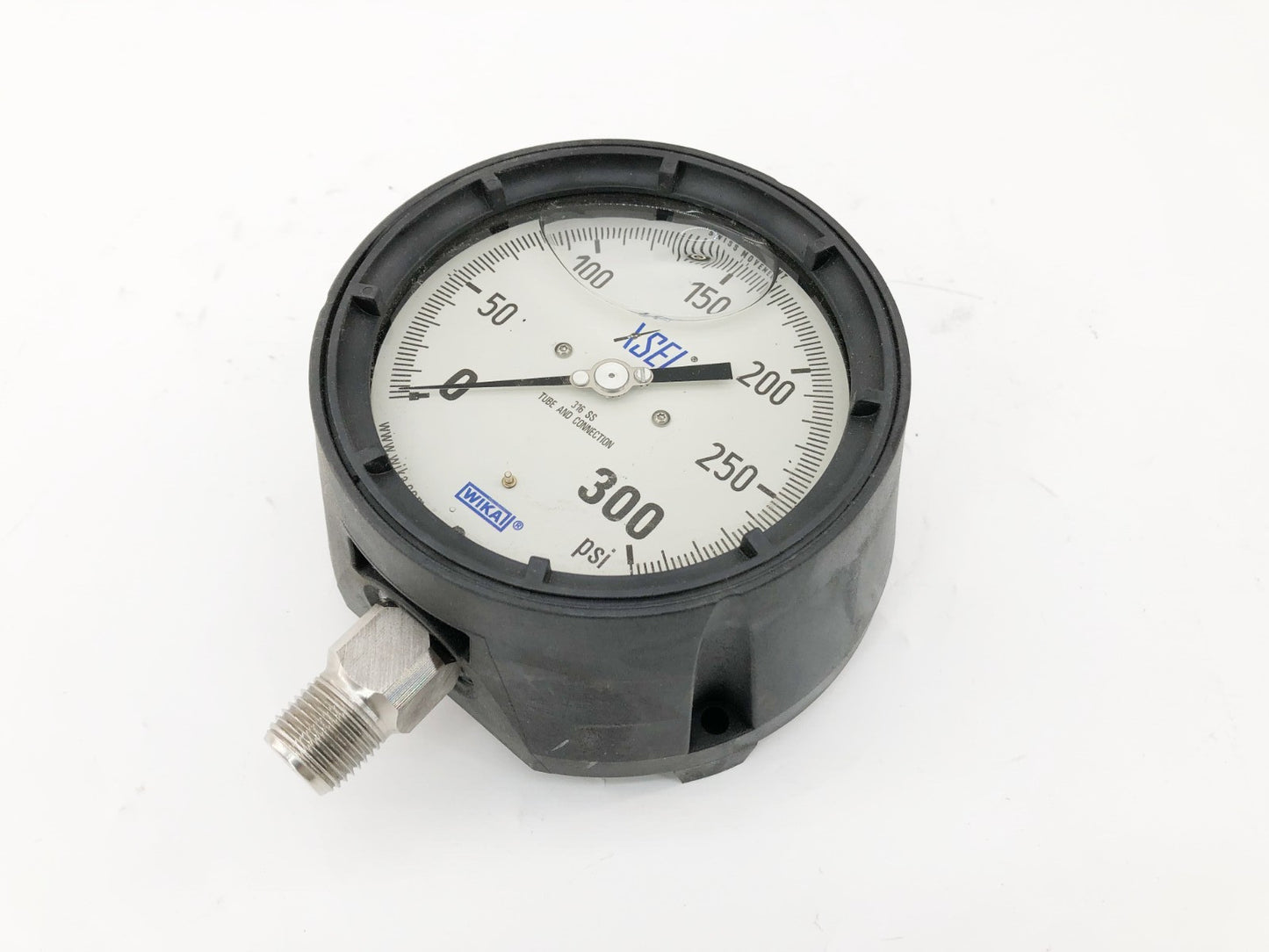 New Wika 9834049 Glycerin Gauge 300 PSI 1/2" NPT 233.34 4.5" - No Box
