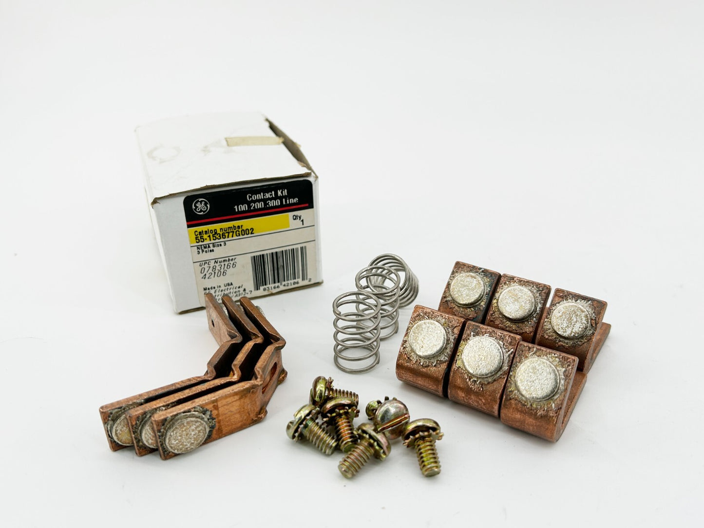New General Electric 55-153677G002 Contact Kit 3 Pole Size 3 Replacement Kit