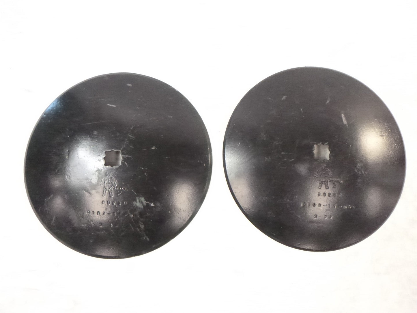 2 Pack Grizzly 80230 Plain Disc Blade 16" x 3.5mm for Tractor