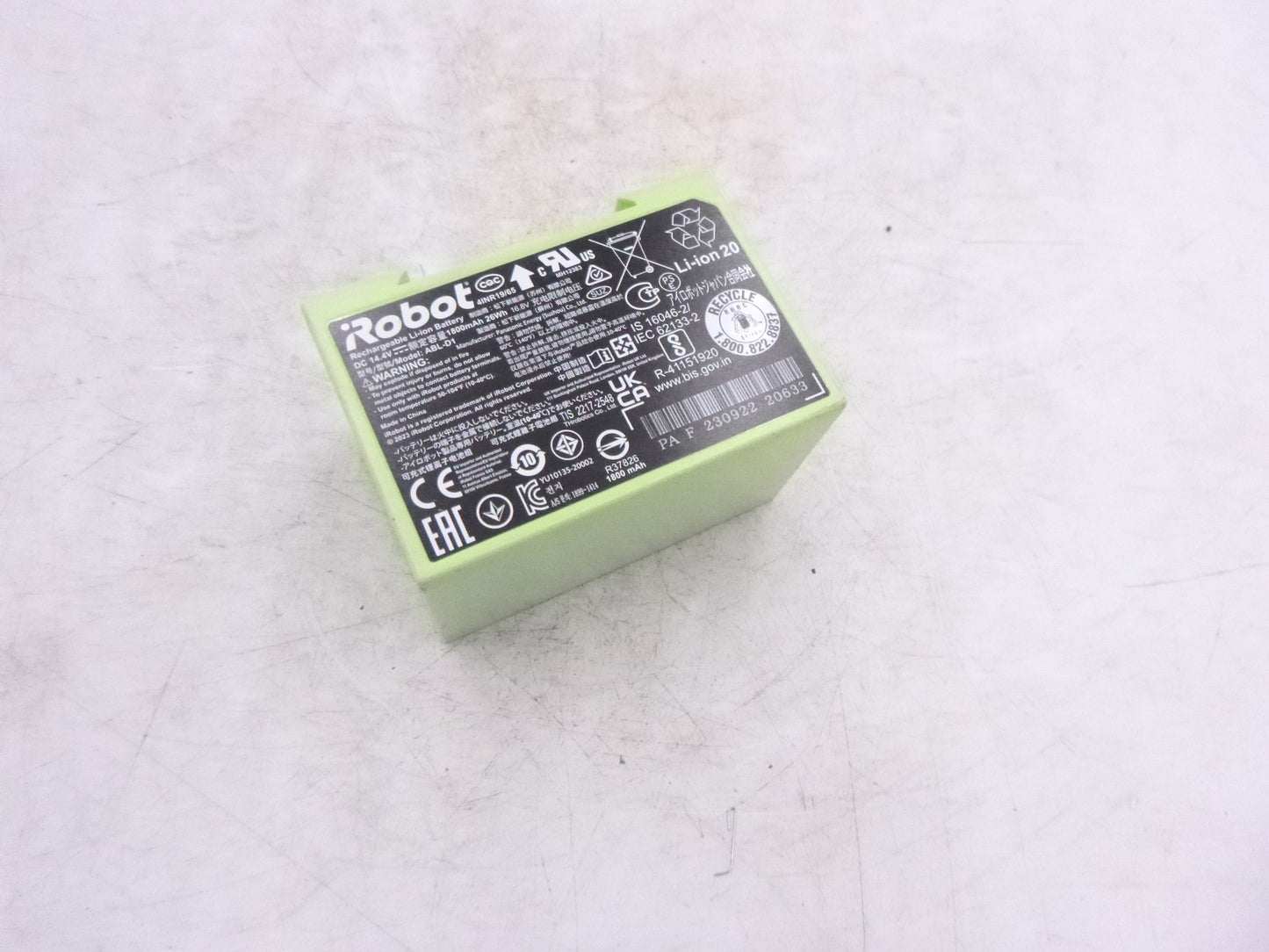 Genuine OEM iRobot ABL-D1 Lithium Ion Battery for Roomba e i & select j