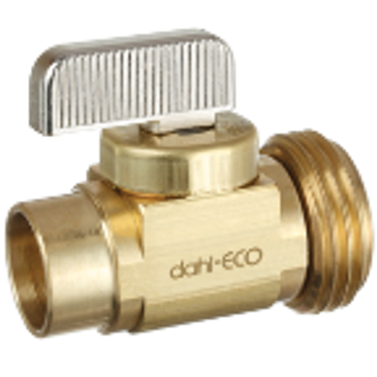 DAHL 521-23L-04 Mini-Ball Valve 1/2" DAHL Press x Male Hose, Lead Free