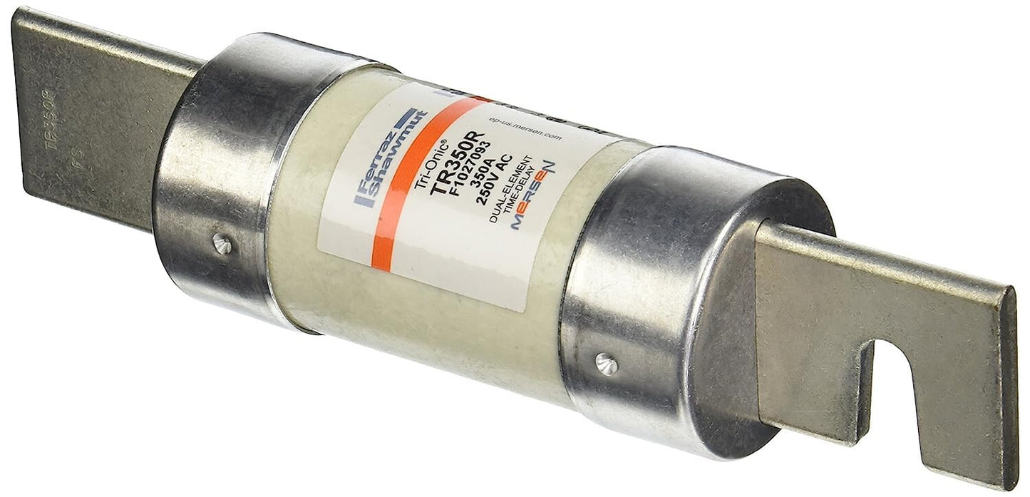 Ferraz Shamwut/Mersen TR-350R, 350 Amp (350A) 250V Fusetron Dual Element Time-D