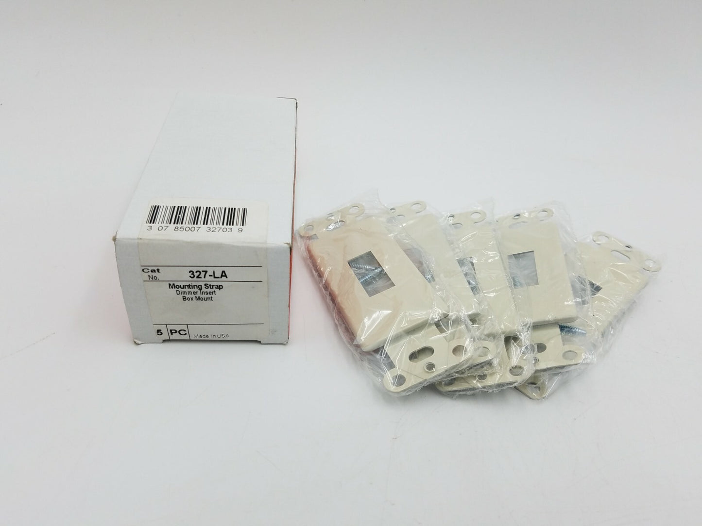 5 Pcs Legrand Pass Seymour 327-LA Mounting Strap Dimmer Insert Box Mount Almond