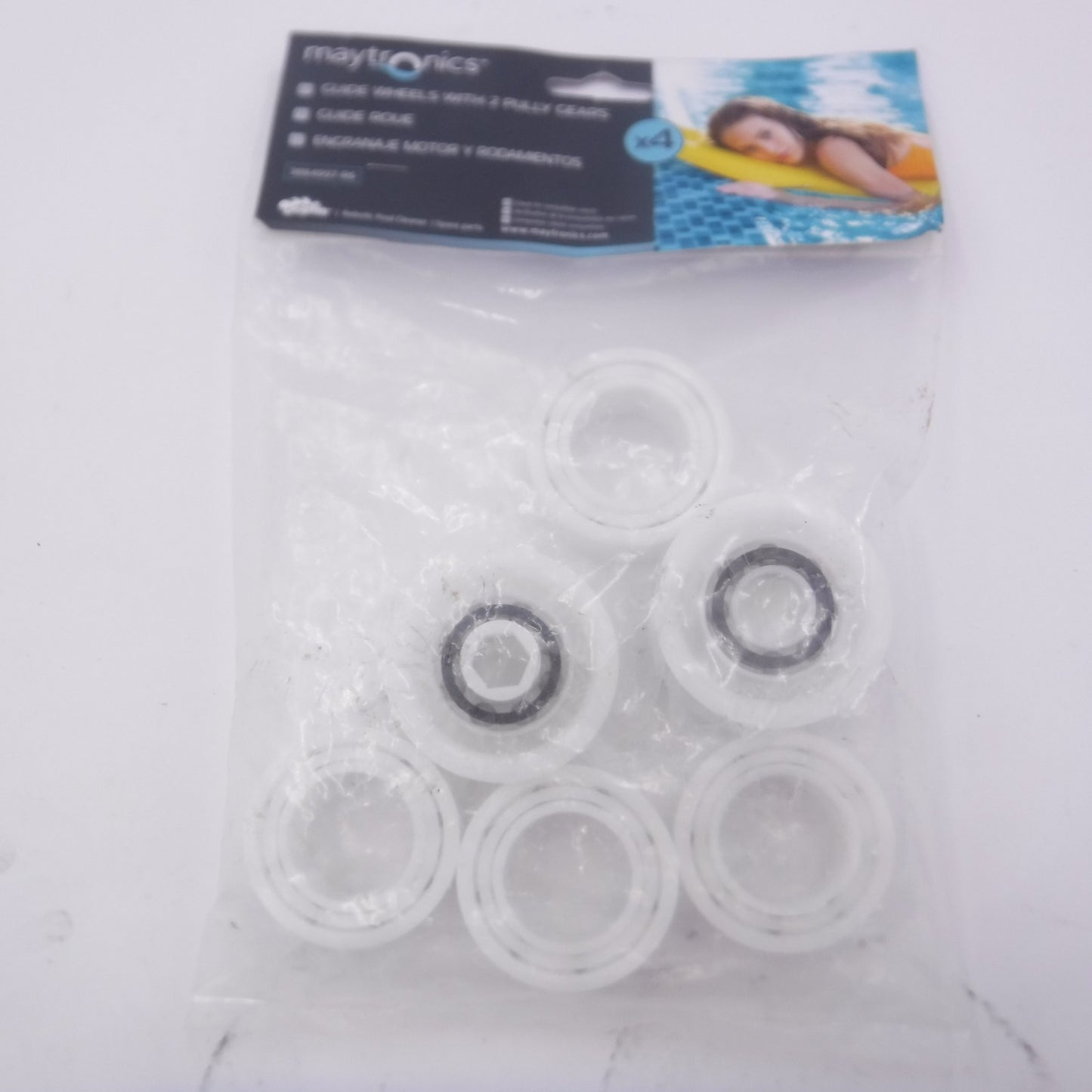 Maytronics Dolphin 4 Guide Wheels w/2 Pully Gears 3884997-R6