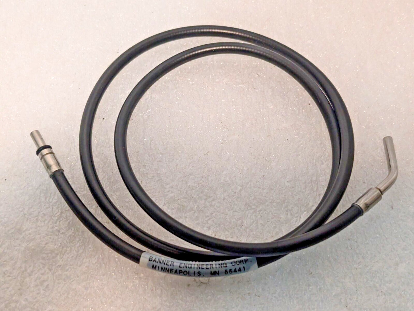 Lot of 2 Banner Engineering IHA 13-P Fiber Optic Sensor Cables