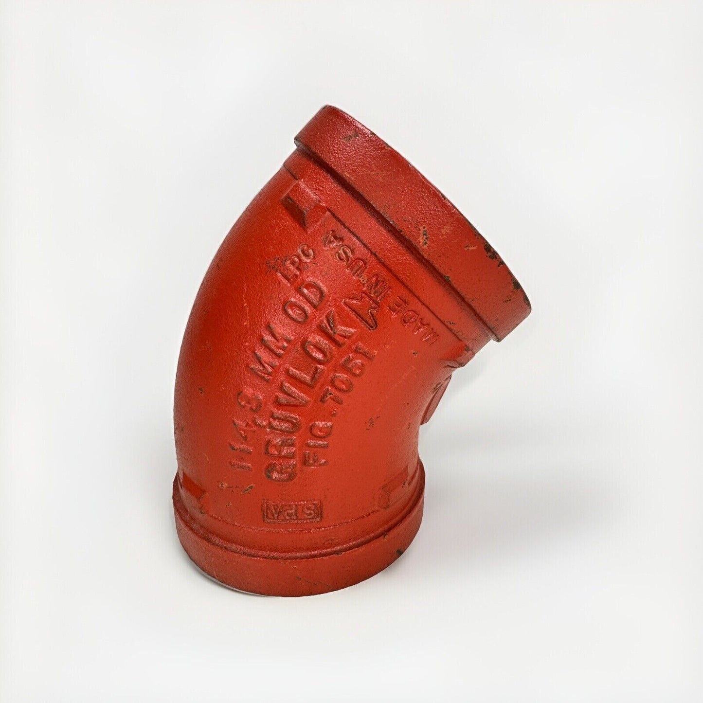 GRUVLOK 4" Style 7051 45-Degree Elbow Grooved End Pipe Fitting