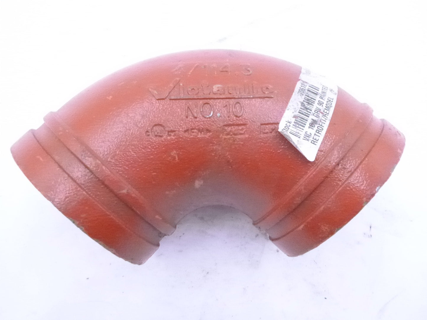 Victaulic 4" 90° Grooved Elbow No. 10 400P1090