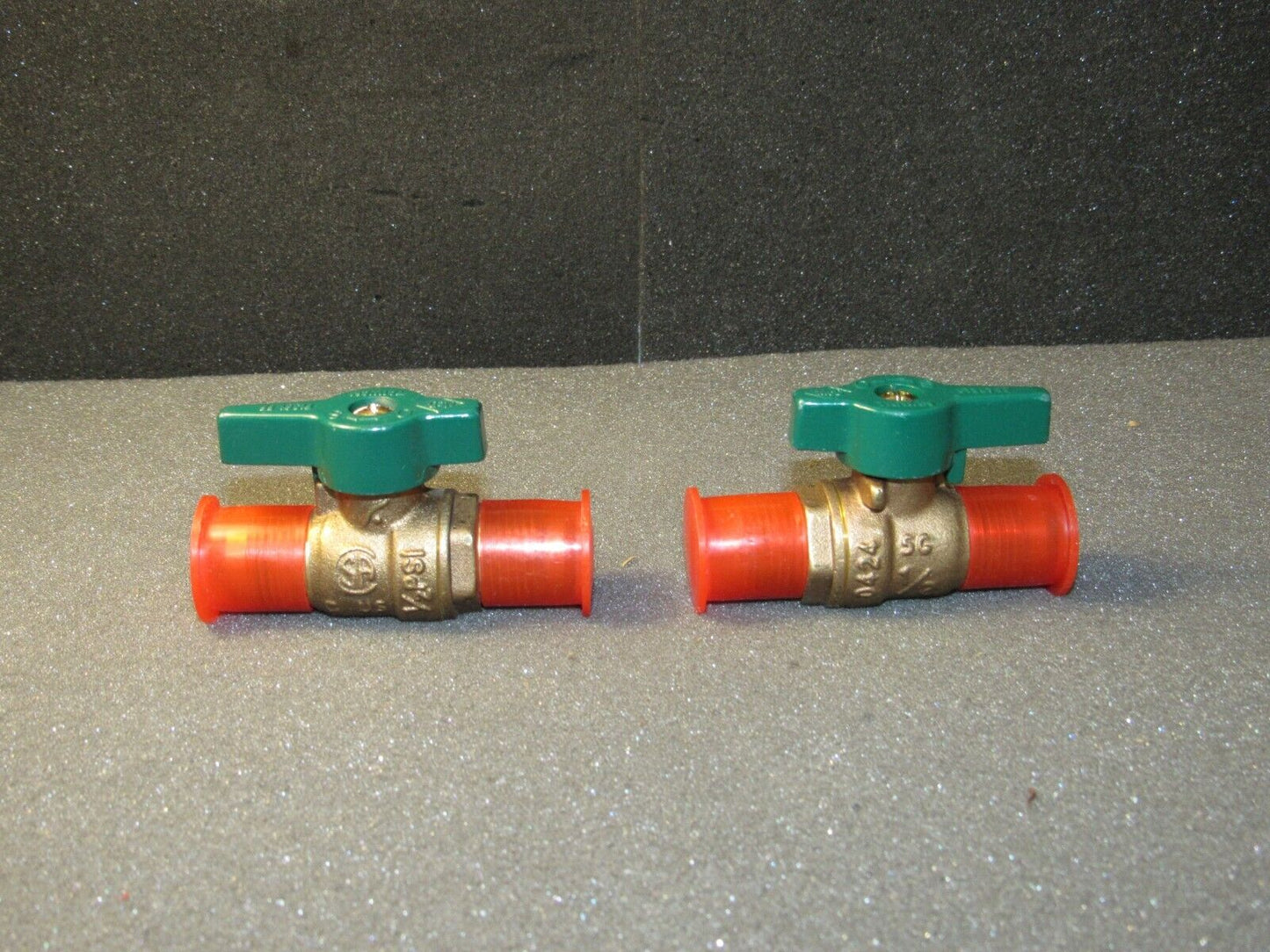 A.Y. McDonald 10714 1/2" x 1/2" Gas Ball Valve Flare x Flare CSA "Lot of 2"