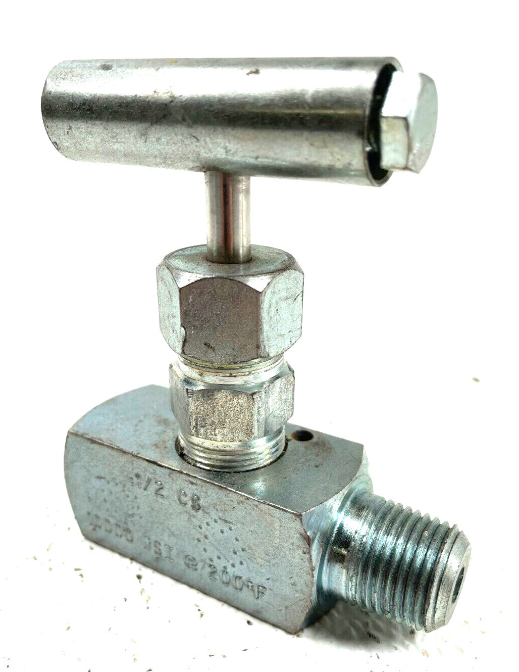 KF INDUSTRIES Needle Valve 1/2" 10,000 PSI Female x Male NPT Plated Steel *USA*