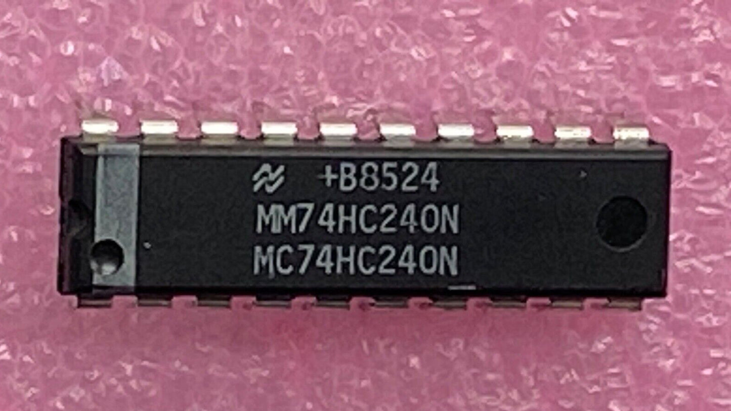 National MM74HC240N/MC74HC240N buffer inverting 2 element 4 bit Integrated Circ