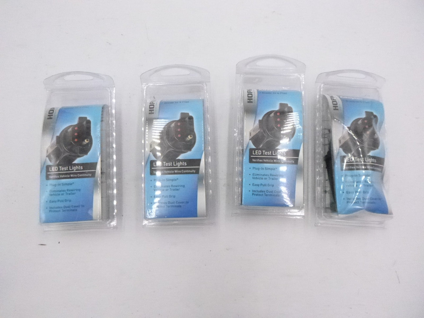 4 Pack Hopkins Towing Trailer Wiring Adapter 47345