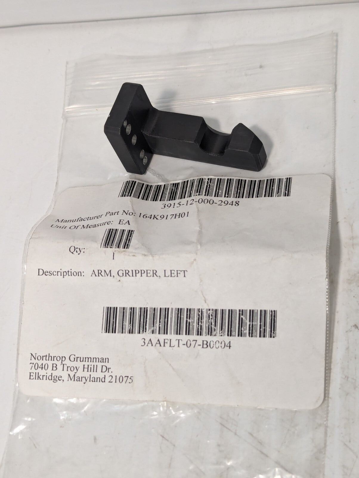 3915-12-000-2948 164K917H01 Left Gripper Arm