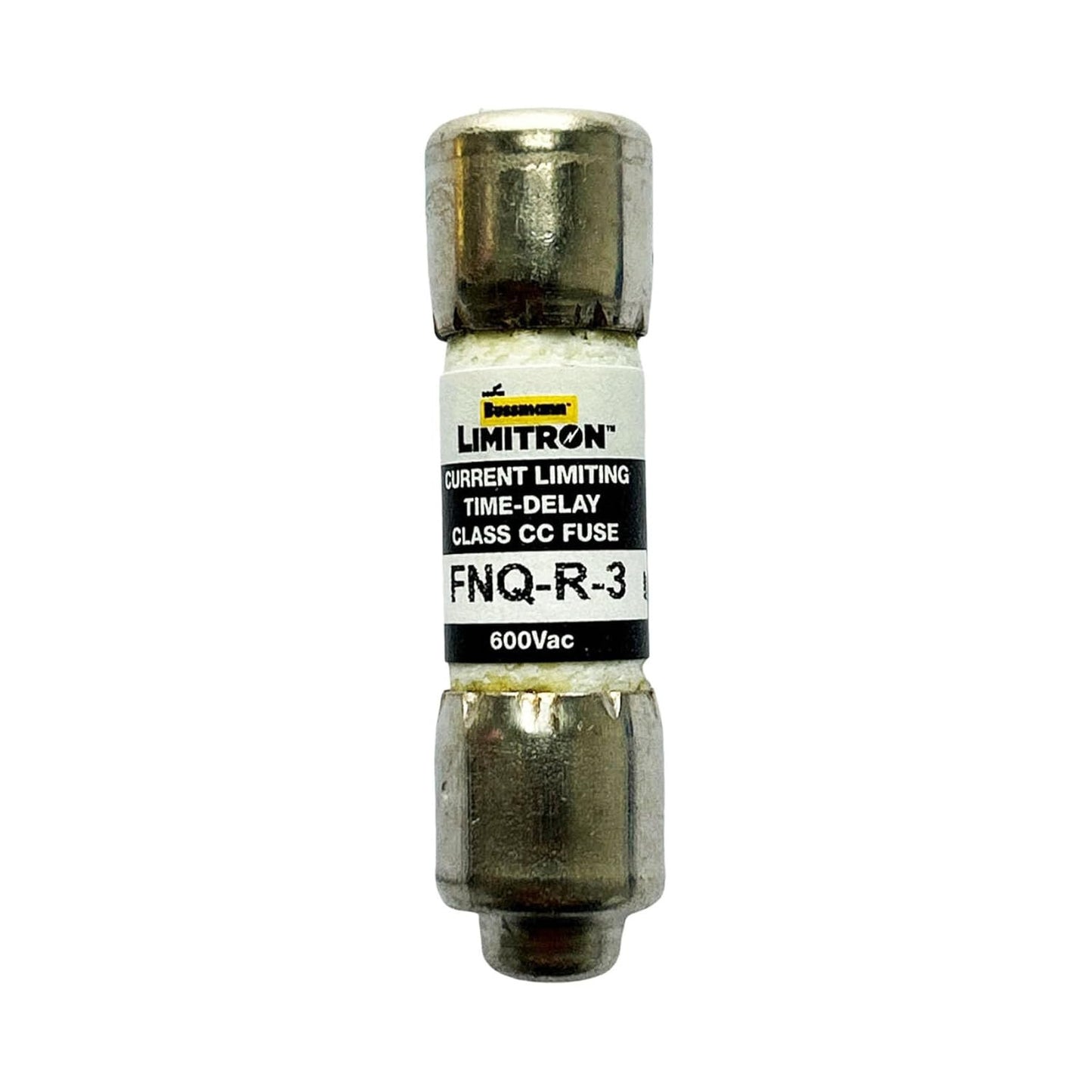 BUSSMAN FNQ-R-3 TIME DELAY 3 AMP FUSE 600 VAC LOT OF 10