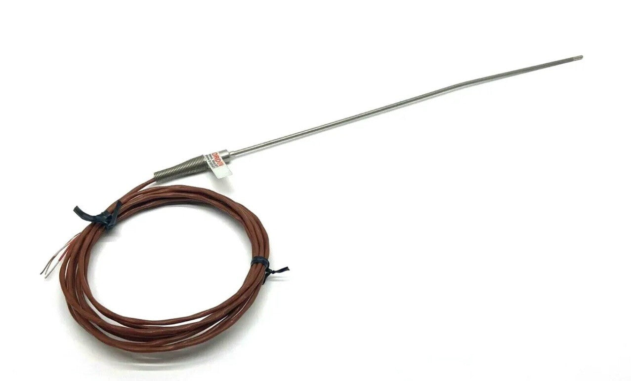 Gordon C11B/1/5 Thermocouple Probe 12" Long G18714 w/ 10 FT 2 Wire. New. E7