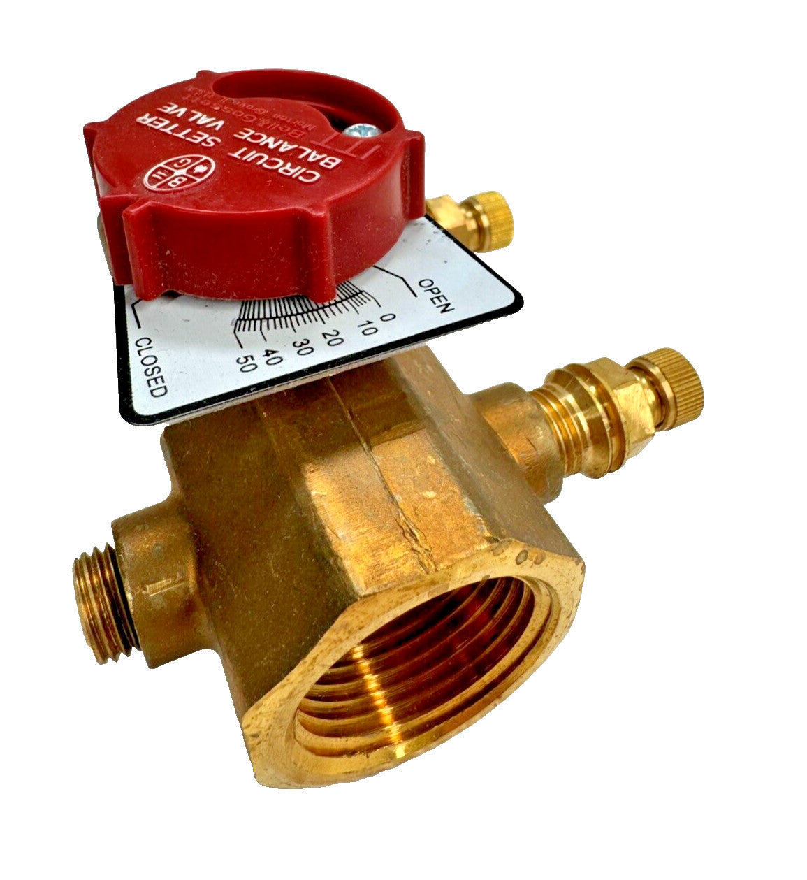 117416 Bell & Gossett CB 1" NPT Circuit Setter Balancing Valve, Bronze