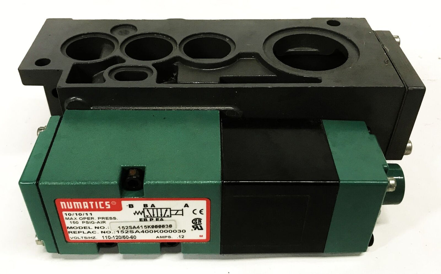 Numatics Solenoid Valve 152SA415K000030 NOS