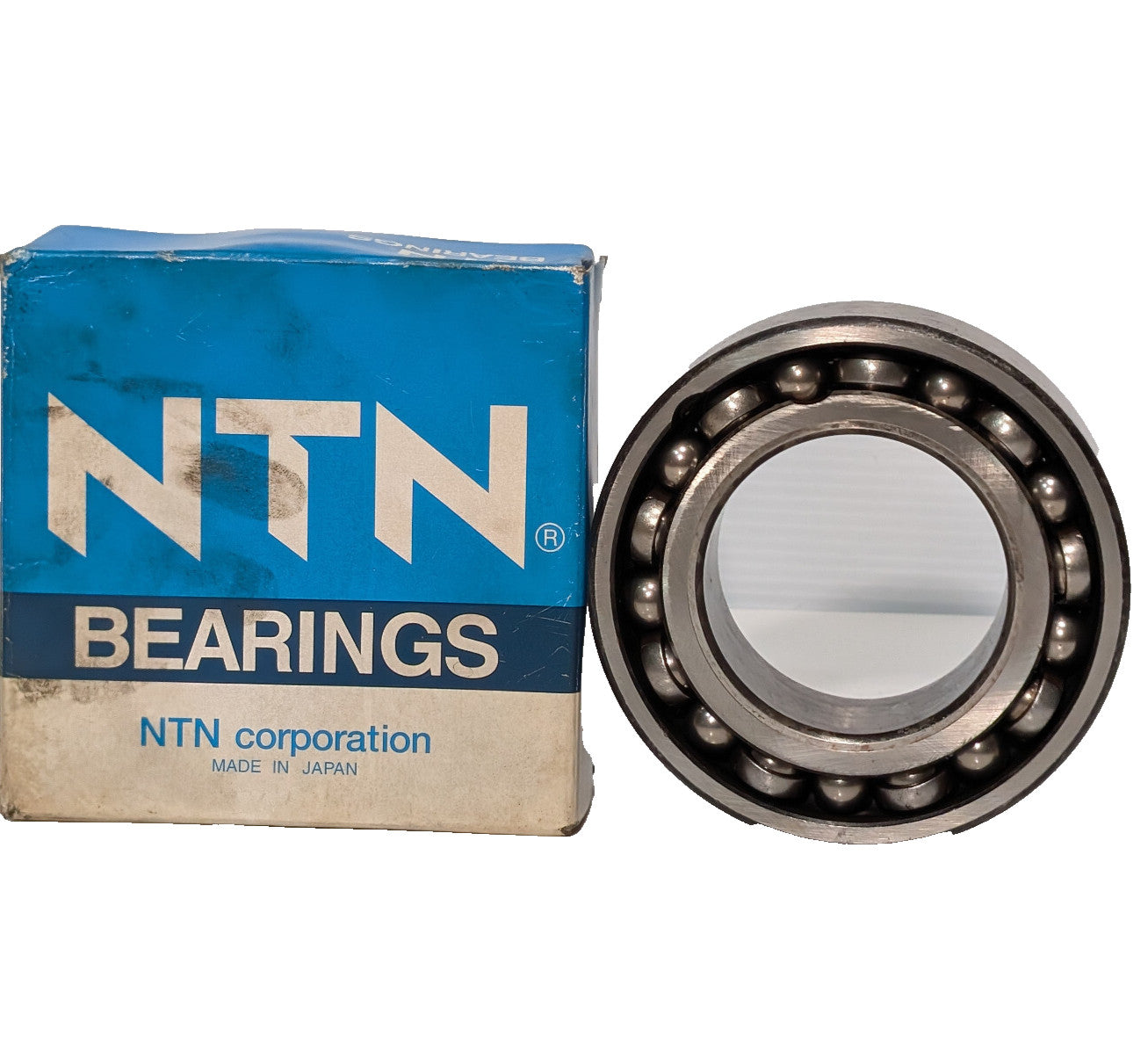 NTN Bearings 3214 Angular Contact Double Row Steel Ball CSSR Made in Japan