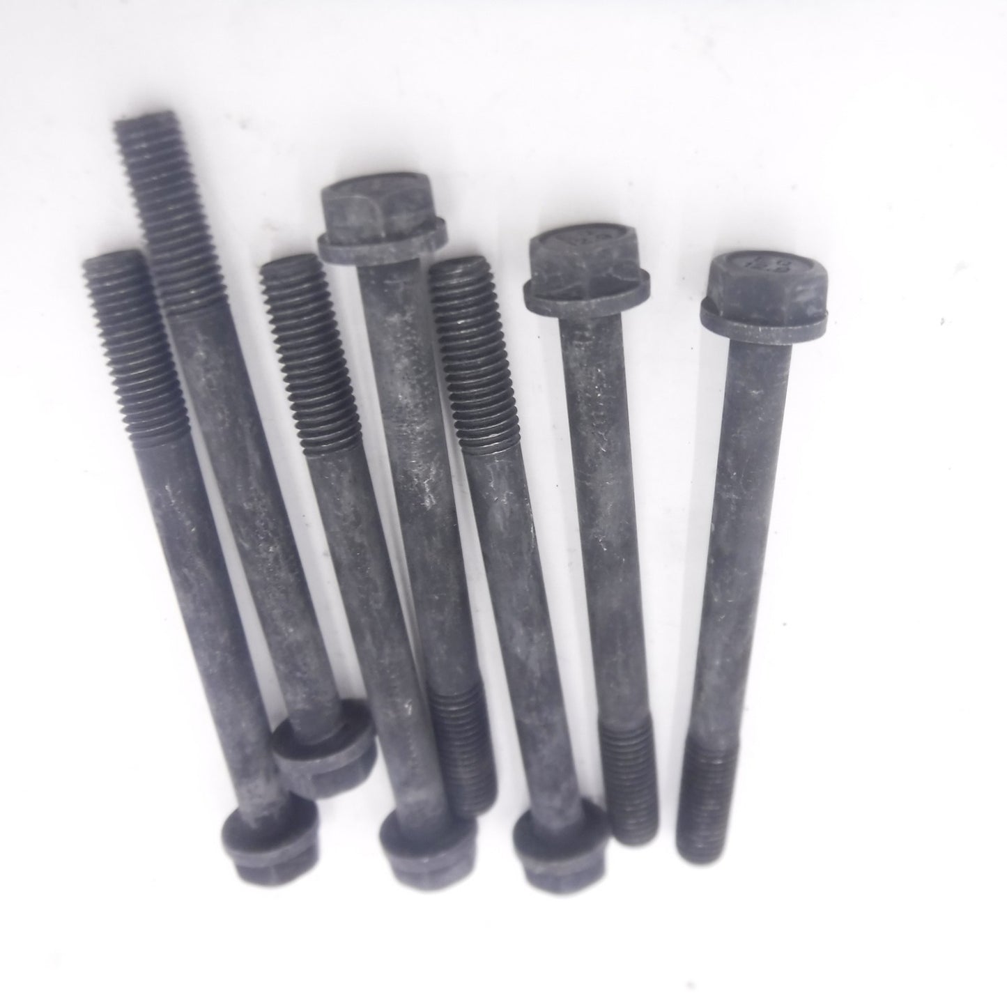 7 Pack 1/2"-13 x 4-3/4" Flange Hex Head Bolt Black