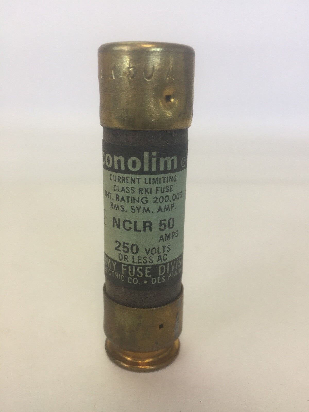 ECONOLIM NCLR 50 CURRENT LIMITING CLASS RK1 FUSE 50AMP 250VAC (LOT OF 6)