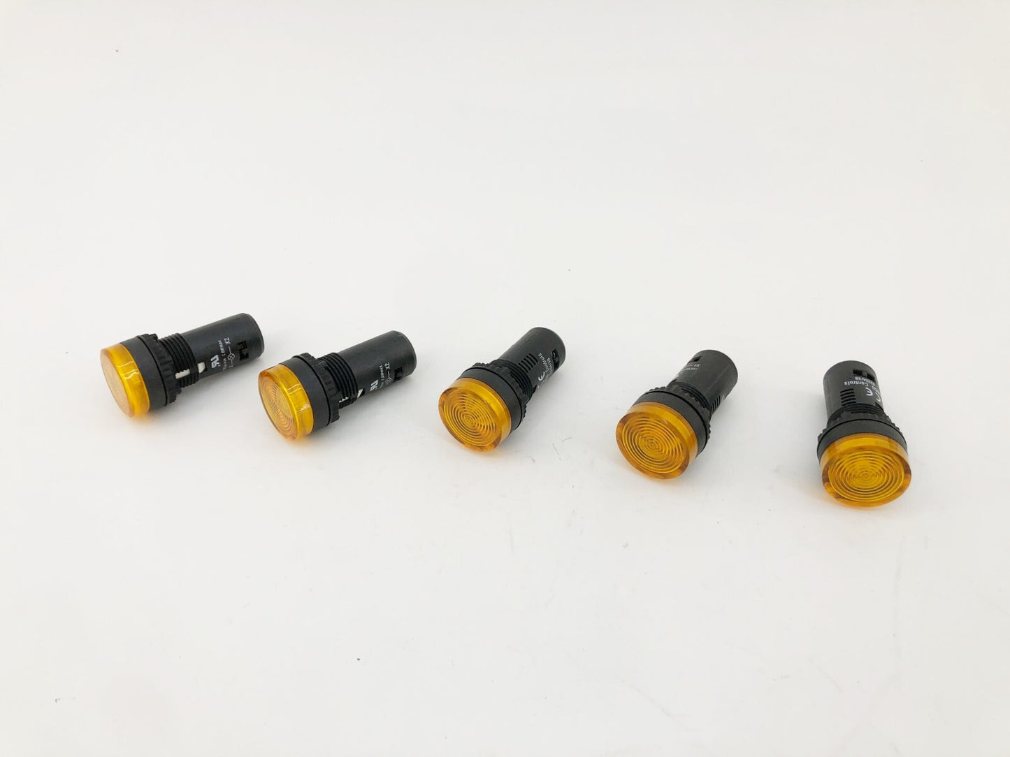 Lot of 5 New Baco Controls S20SA/SB Orange Indicator Lights 120V - No Box