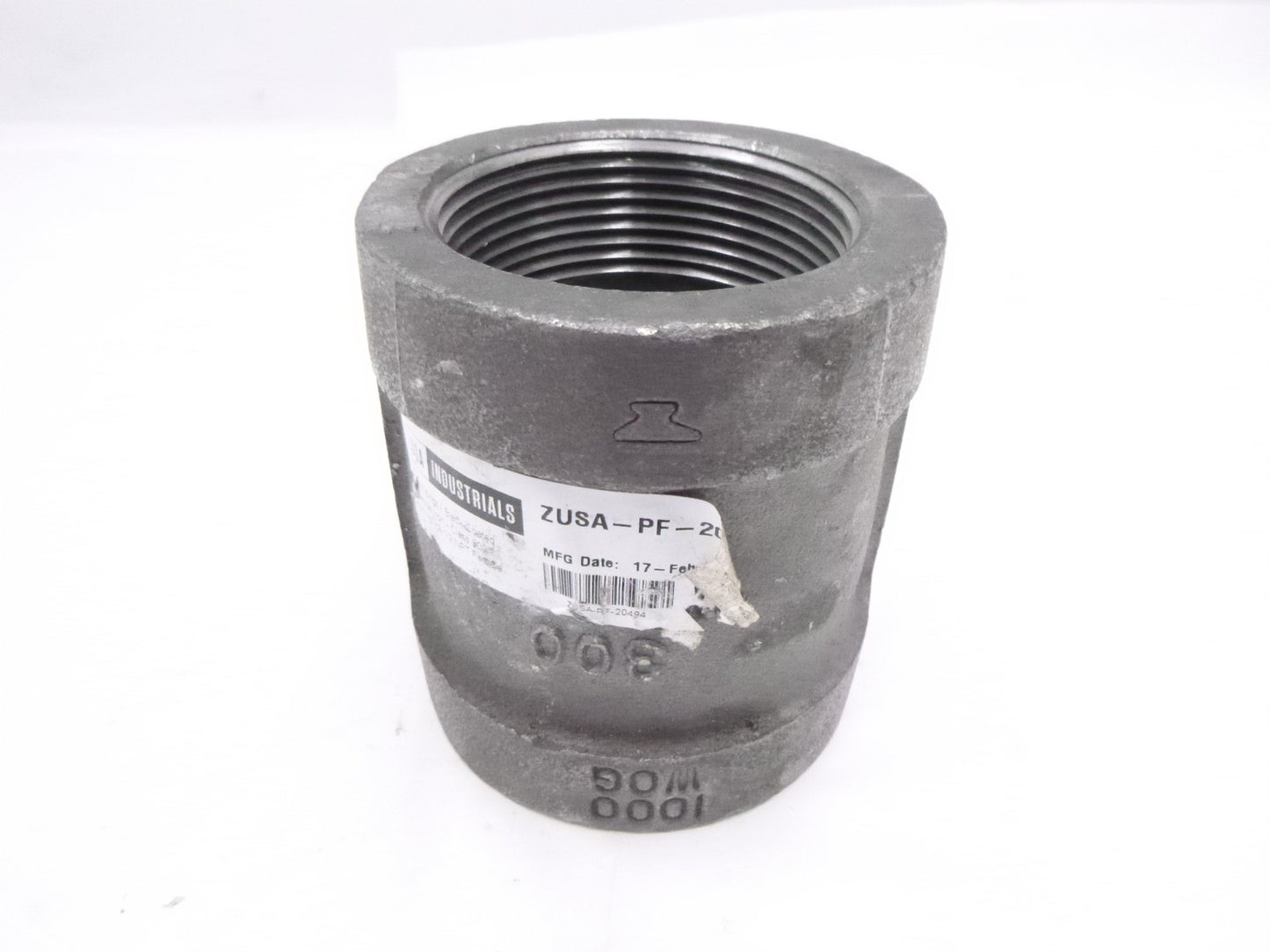 Anvil ZUSA-PF-20494 Malleable Iron Coupling 2-1/2"FNPT x 2-1/2"FNPT 300lb