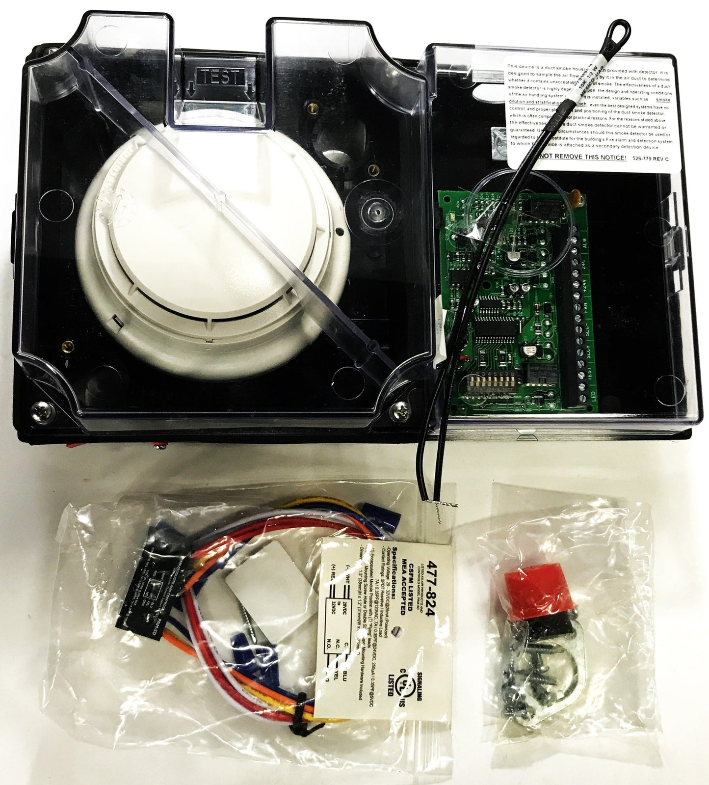 Simplex Duct Sensor Housing Model 4098-9756 NOS