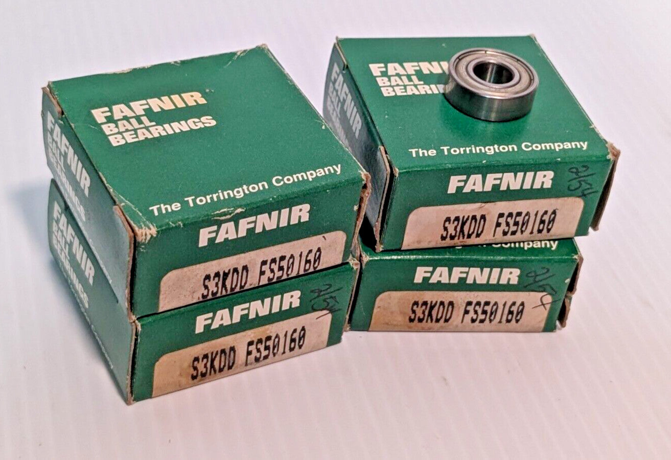 Lot of 4 Fafnir S3KDD Radial/Deep Groove Ball Bearings & Returns