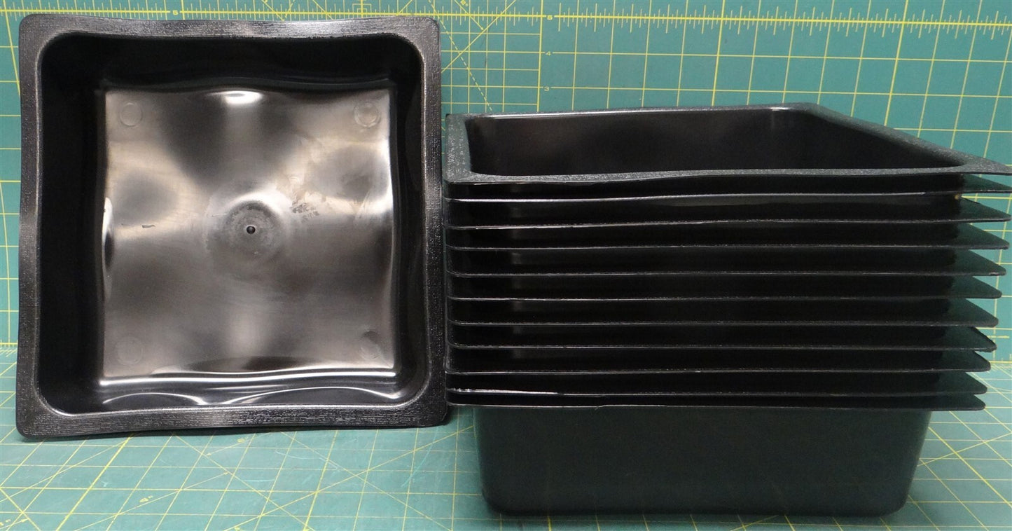 (12 Pack) PIG Utility Pan PAN404 10.375in L 10.375in W 3in H Capacity 12.84 gal