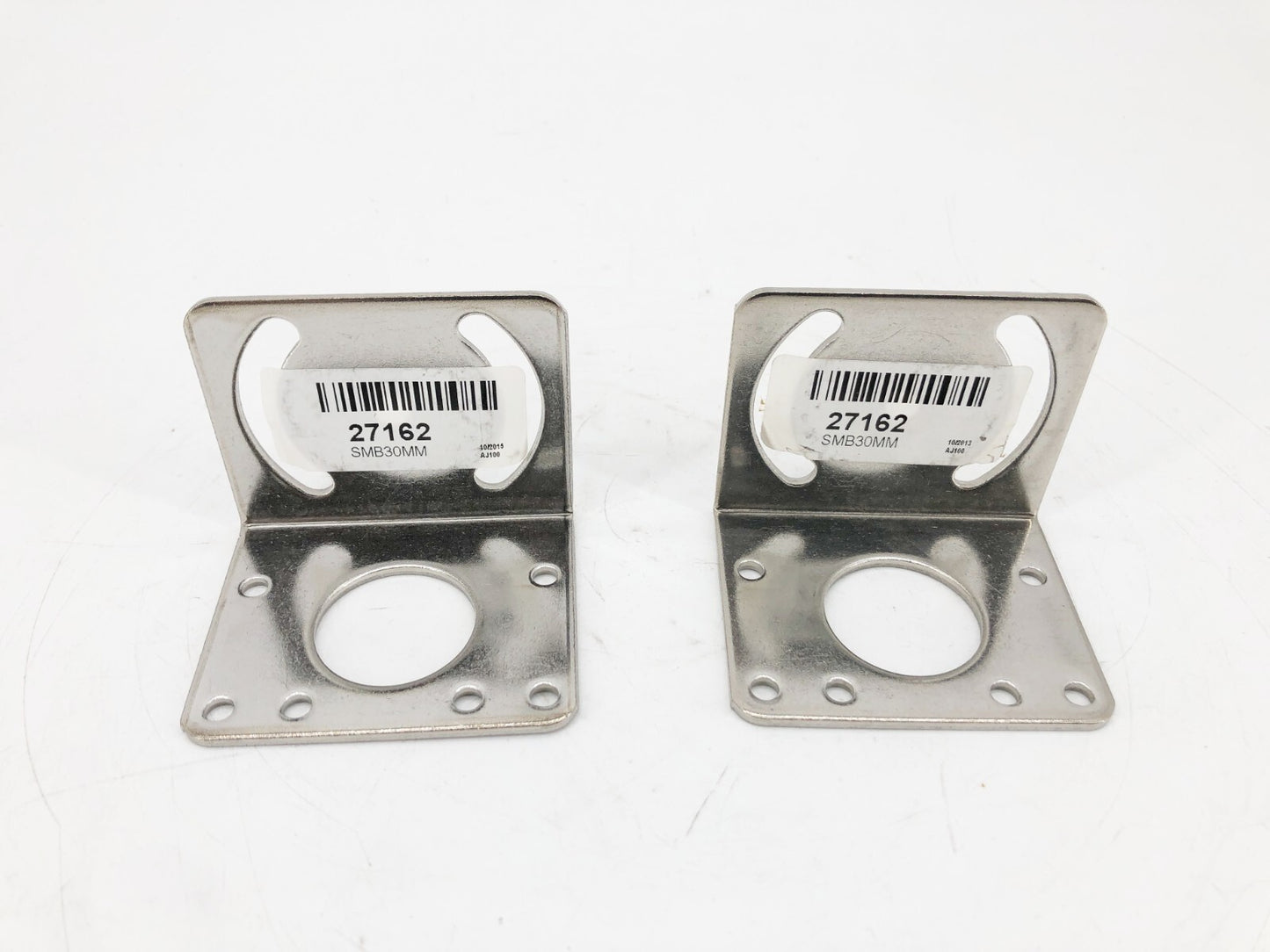 Lot of 2 New Banner SMB30MM Right Angle Brackets Stainless 27162 - No Box