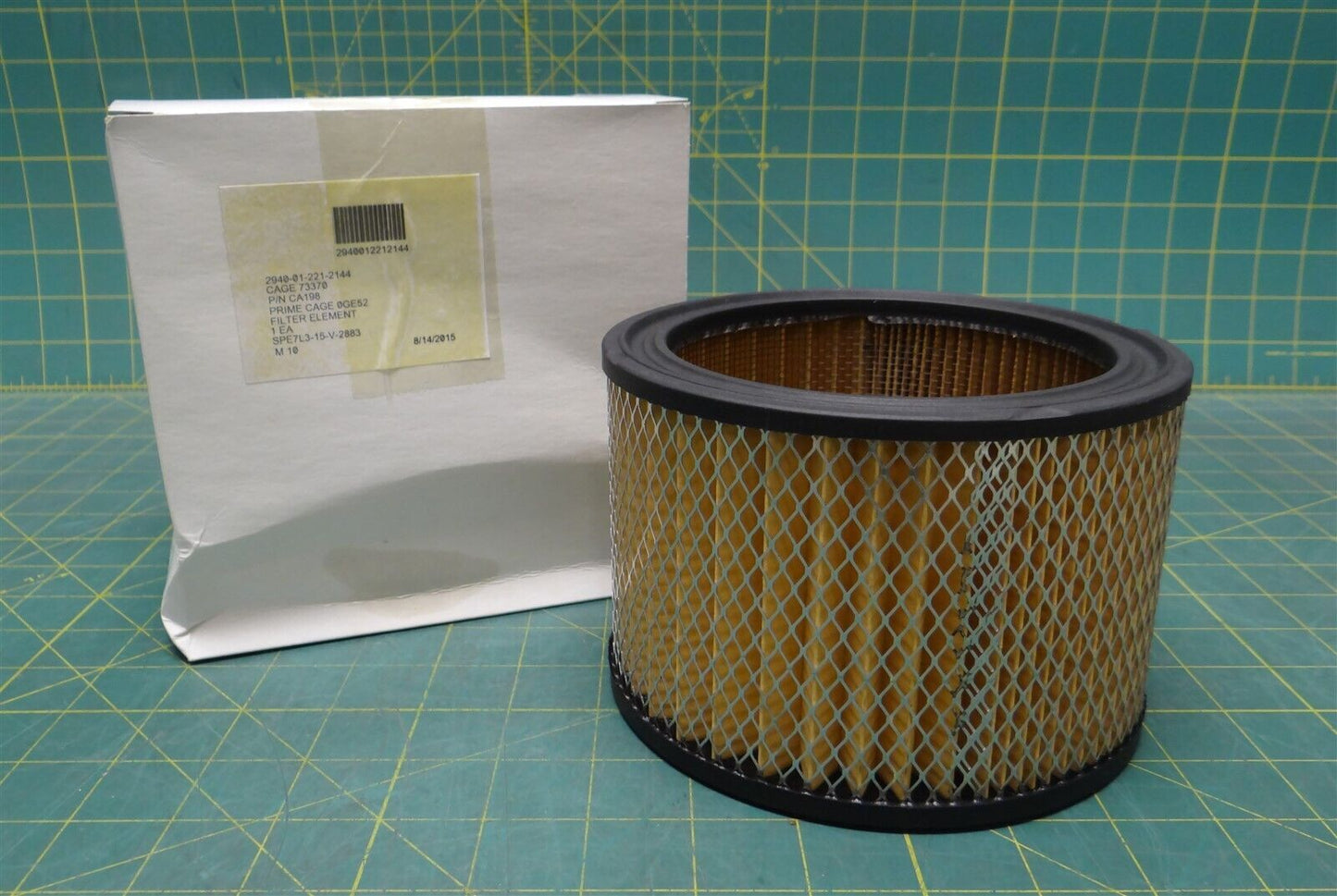 Fram CA198 Intake Air Cleaner Filter Element 6.07" Diameter NSN 2940-01-221-2144