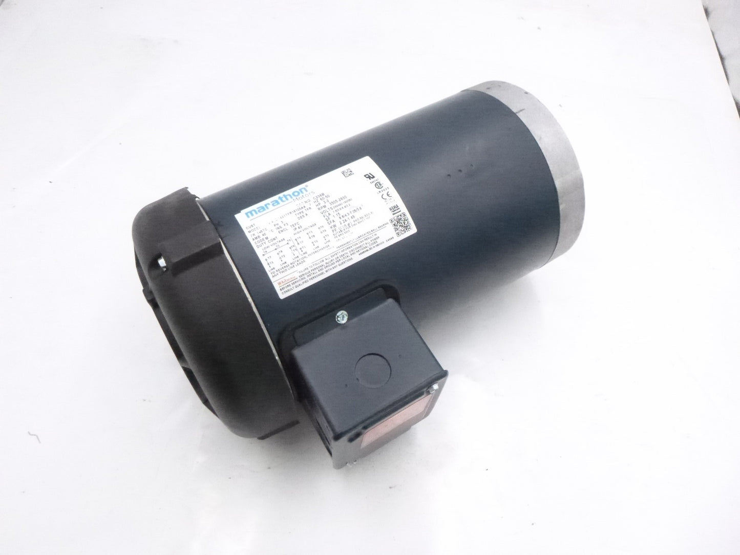 Marathon Leeson C236B 3HP 3600RPM 145TC Frame 3 Phase 60Hz 230/460V Motor