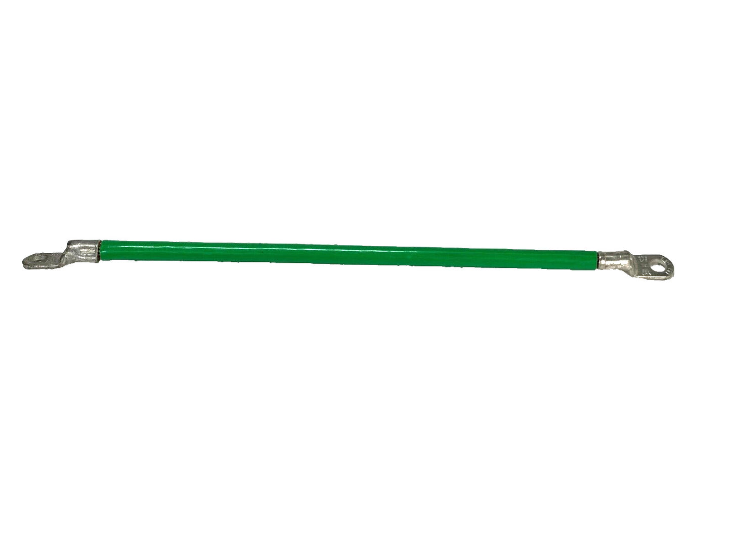 Insulted Bonding Jumper x 16" Long, 1/0AWG, 3/8" Lug Hole, 600A