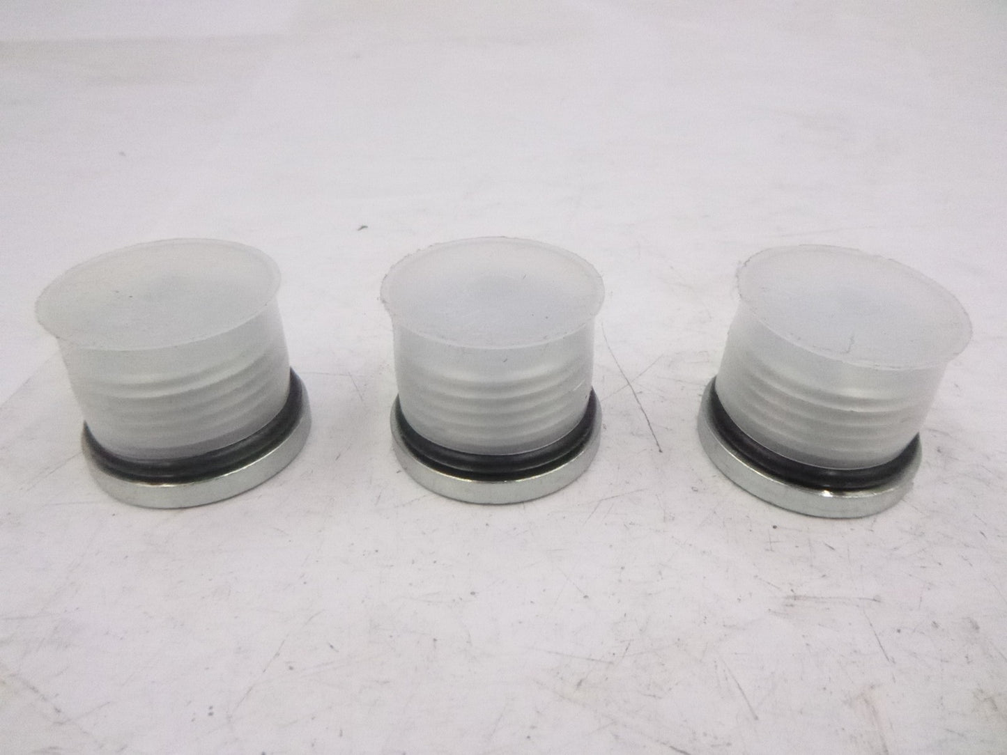 3 Pack 1-1/4" MNPT Outer Hex Head Plug Pipe Fitting Stainless Steel