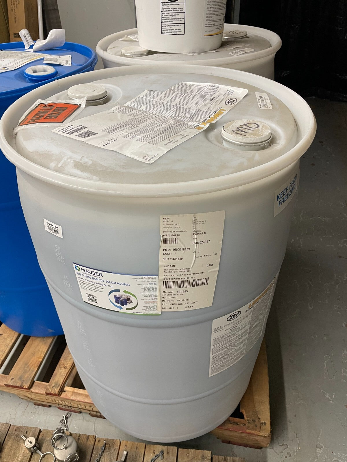 ZEP LEMONEX III 434485 55-Gallon Drum - Disinfectant, Cleaner, Bactericide
