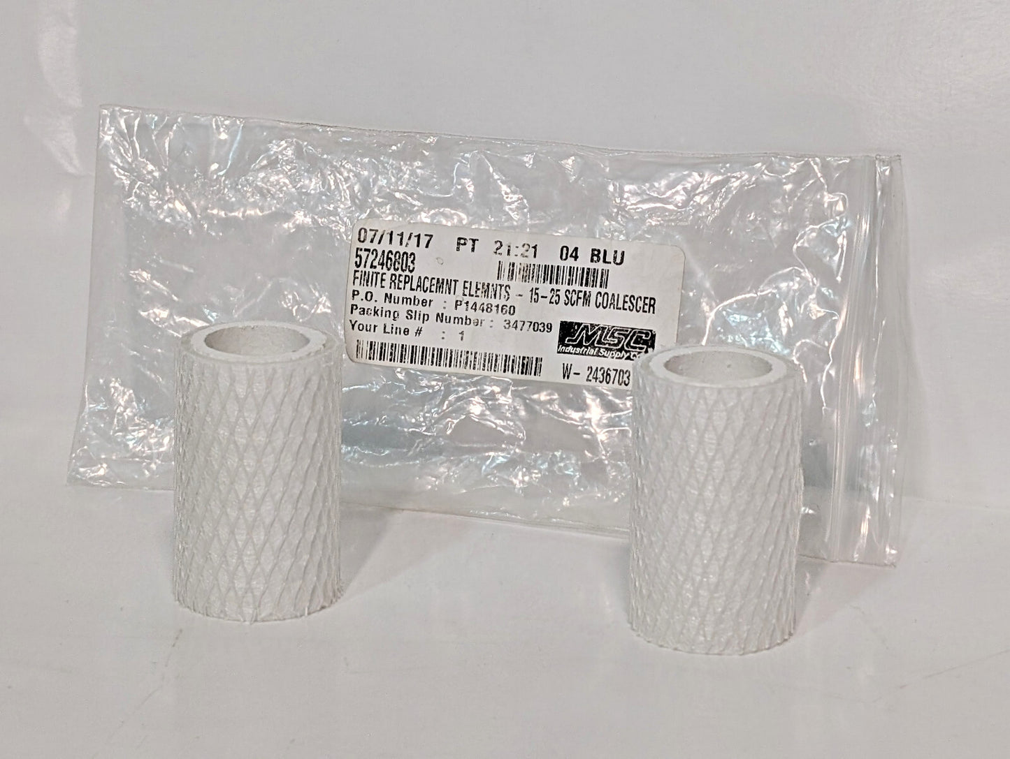 MSC/ Parker 57246803 Finite Replacement Coalescing Filter Elements, 15-25 SCFM