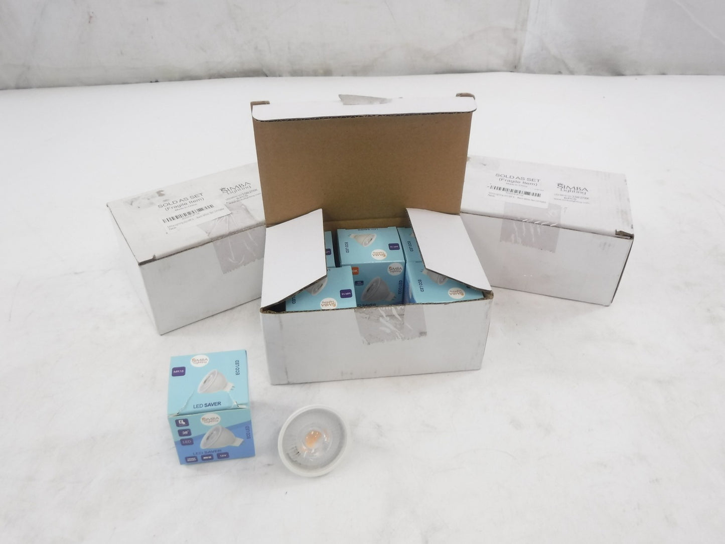 18 Pack Simba Lighting 12V 3.5W 2700K LED MR16 Lights SL-35MR16W