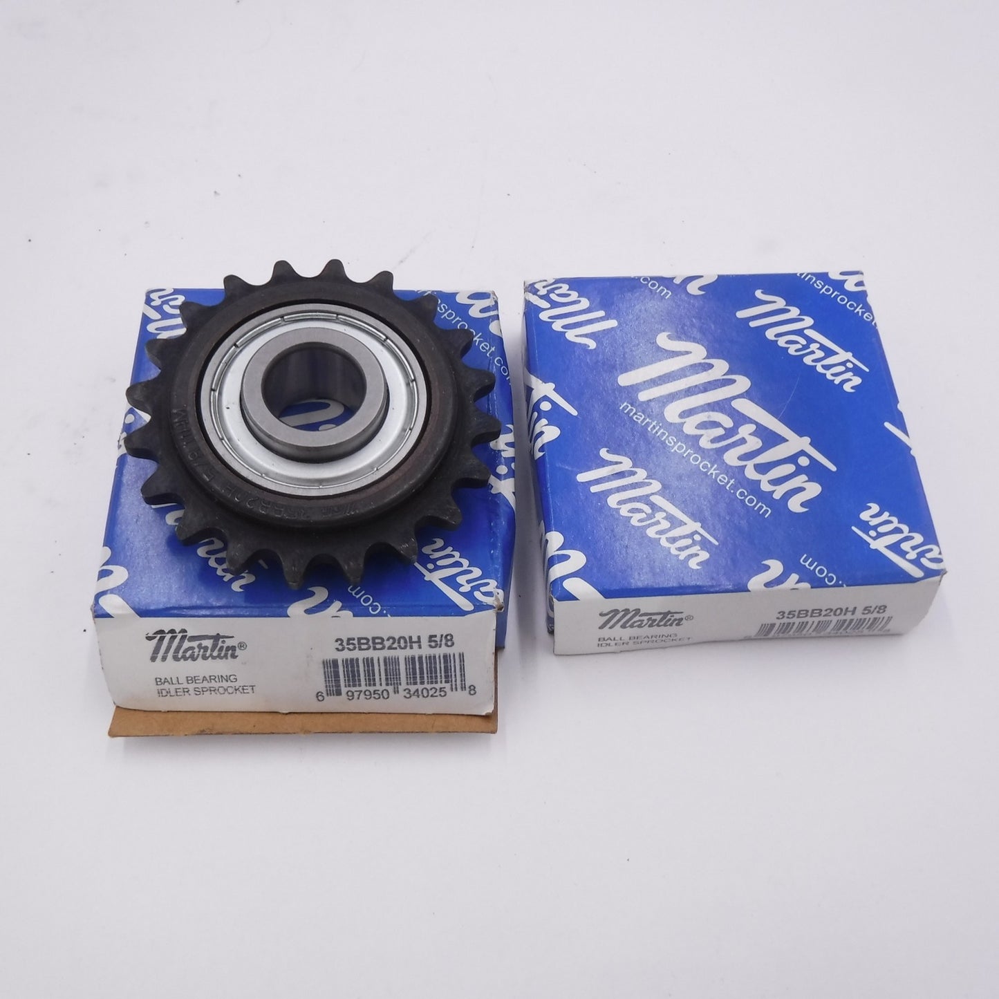 2 Pack Martin 5/8" Ball Bearing Type A Idler Chain Sprocket 20T 35BB20H