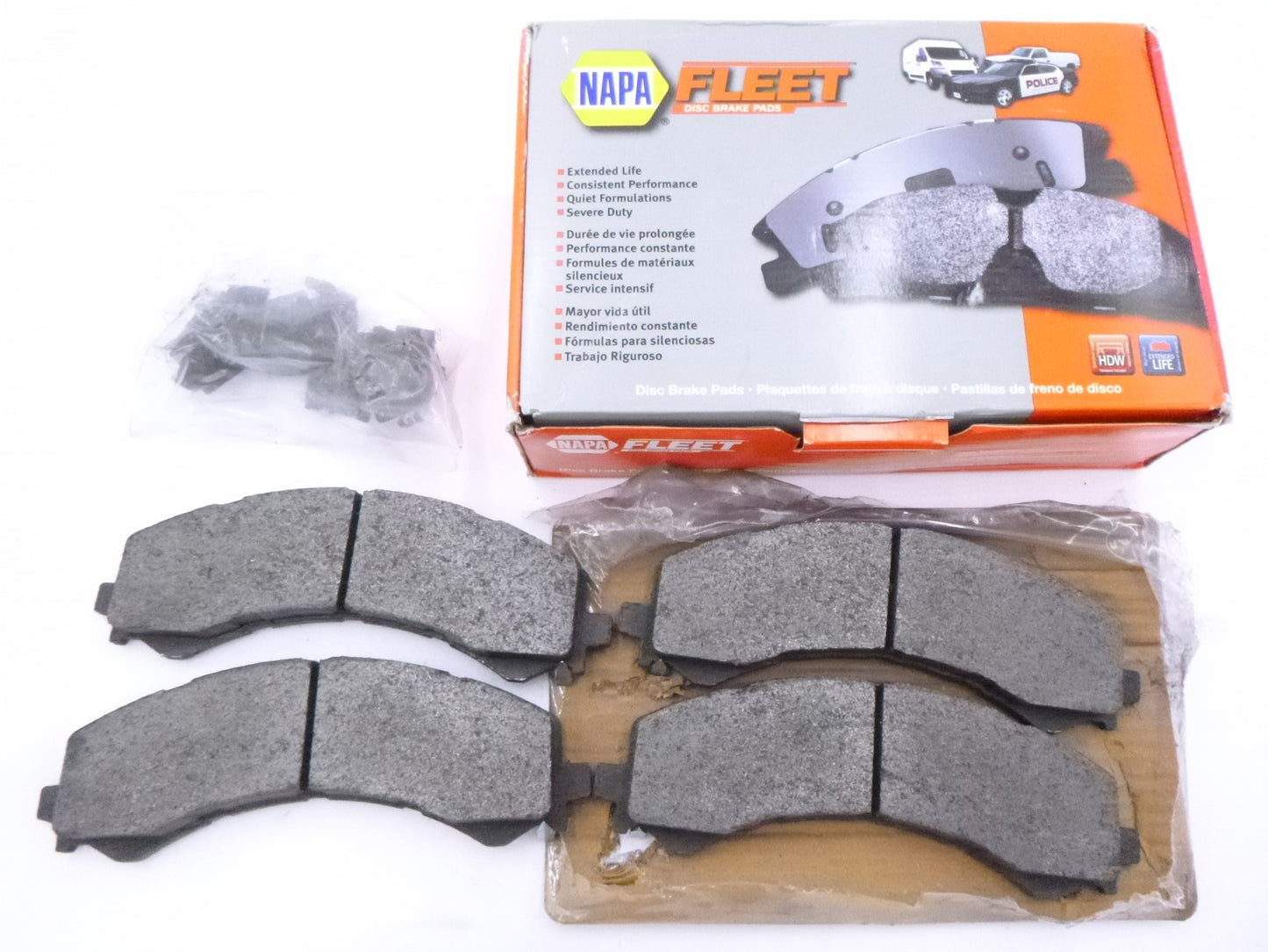 NAPA FT9635 Fleet Brake Pads for 2021-2022 GMC Savana 4500 3500 1 Ton Van