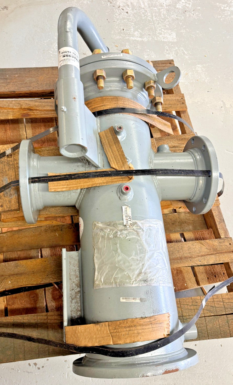 PECO (Parker) Series 30F 6" Class 150 RF Flanged Inline Dry Gas Filter Vessel