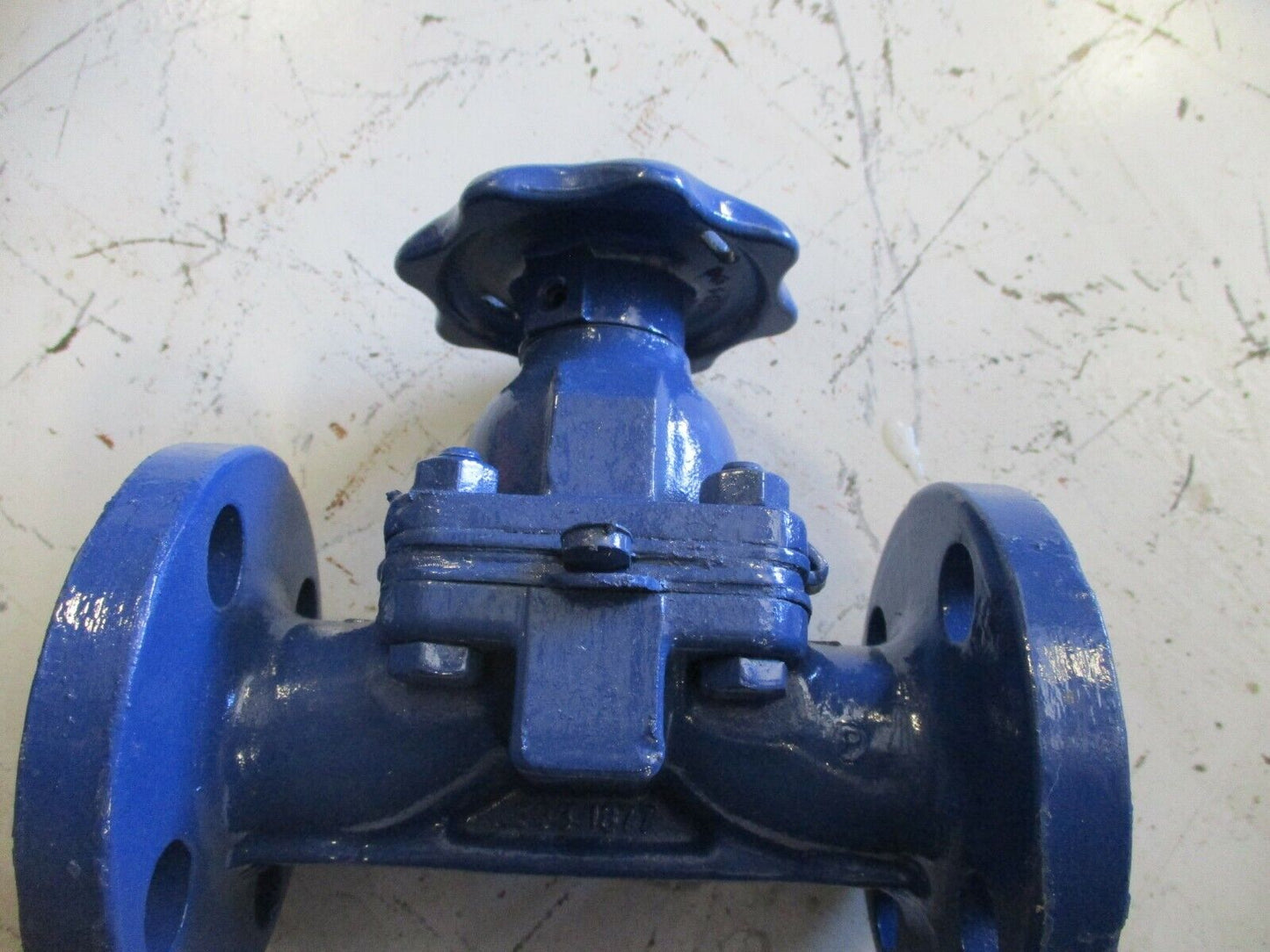 ITT DiaFlo 3/4" 150 Flanged End Carbon Steel WCB Diaphragm Valve w/ Hand Wheel