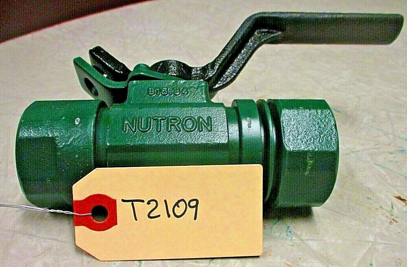 NUTRON T3 Ball Valve 1/2" 6000 WOG Full Port SW x FNPT Ends Lever Op. SOUR Trim