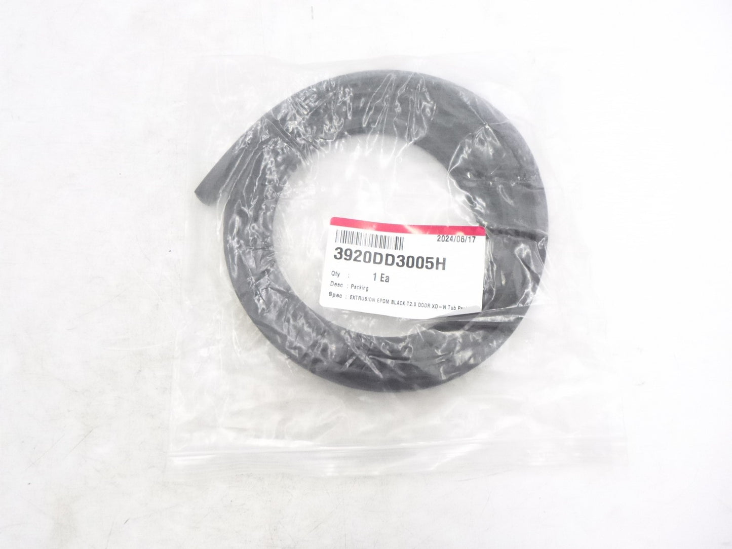 Genuine OEM LG 3920DD3005H Dishwasher Door Gasket
