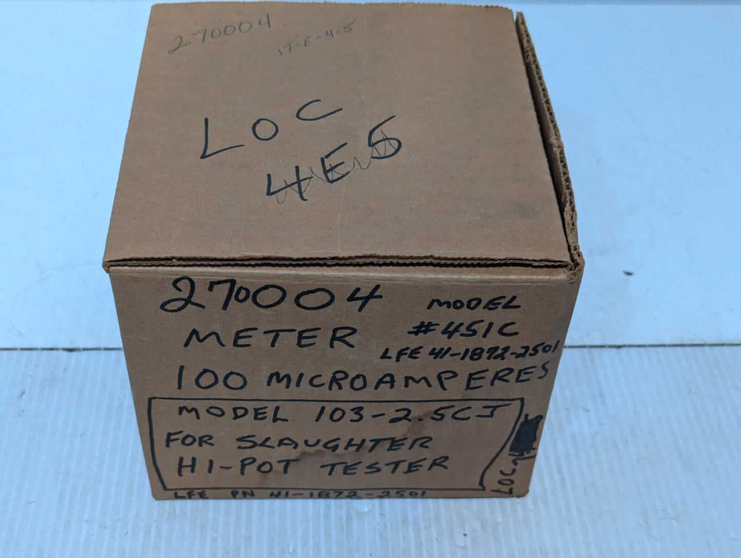 LFE 0451C 100 Microampere Meter+Returns