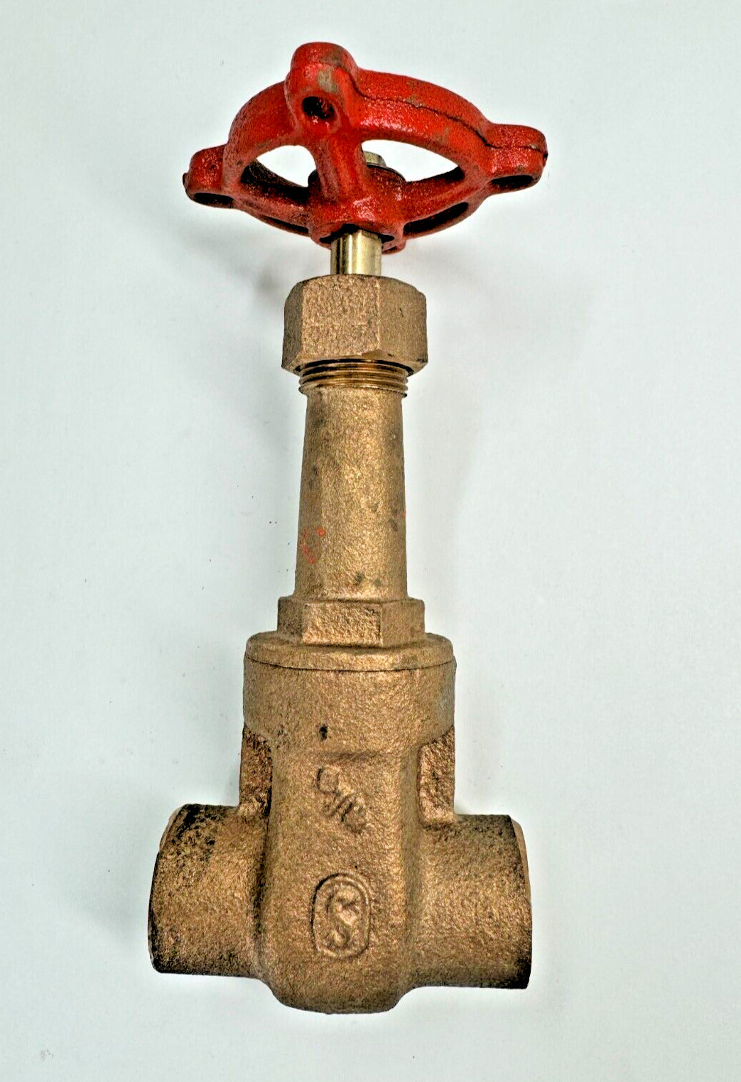 STOCKHAM B-108 Bronze Gate Valve 3/4" Solder End 125-SWP / 200-WOG, Rising Stem