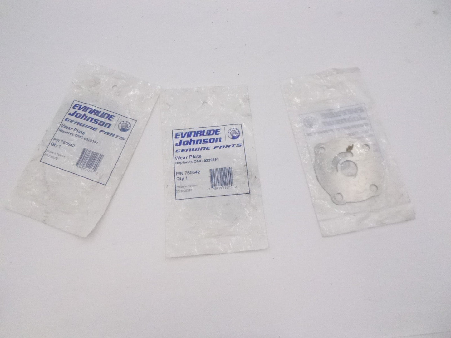 3 Pack Evinrude Johnson Wear Plate 765642