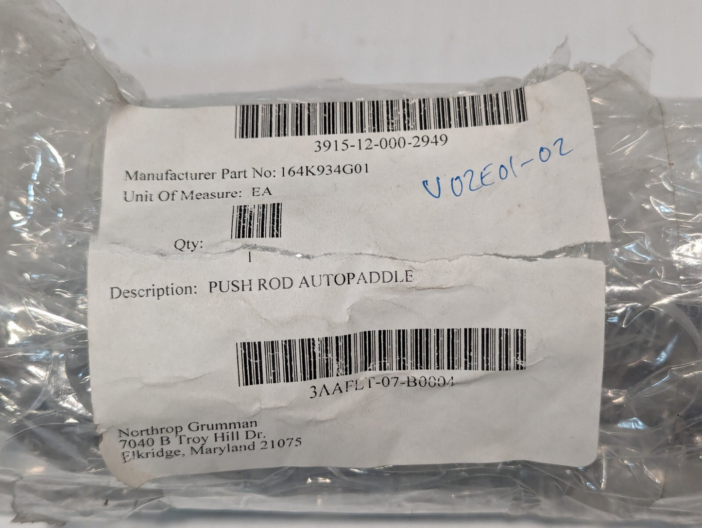 3915-12-000-2949 164K934G01 Push Rod Autopaddle