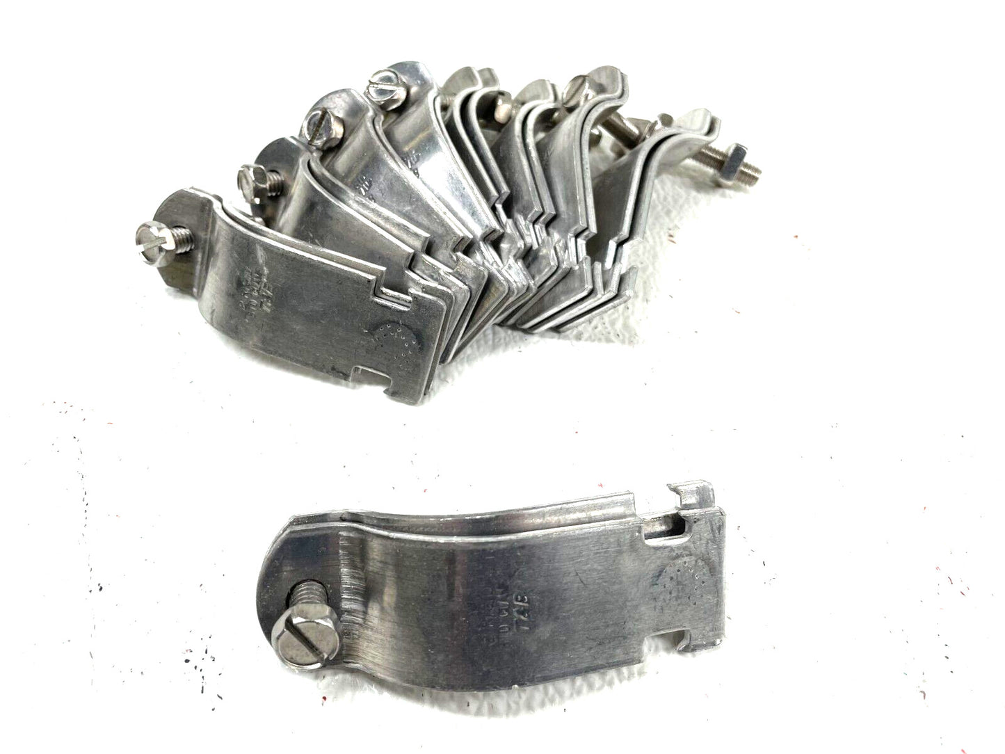 (9) Thomas & Betts Superstrut 702-2-AL 2" (2.375 OD) Rigid Aluminum Strut Clamp